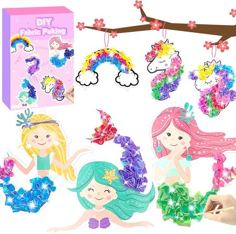 Poke-in Fun Art and Crafts,Pumpkin Decoration Craft Kits,Make Pumpkin Face,Mess Free Kids' Paper Craft Kits for Boys &Girls Age 4-10+,Party Activities Supplies Fall Thanksgiving Halloween Decoration in Saudi Arabia