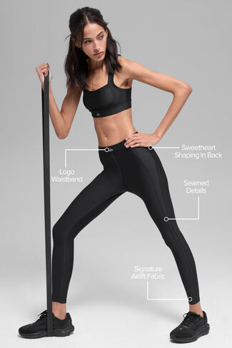 Alo Yoga Airlift High-Waist Ignite 7/8 Legging - Black in Saudi Arabia