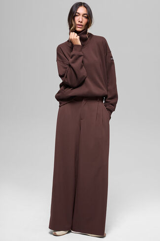 Alo Yoga High-Waist Dreamscape Trouser (Regular) - Brownstone in Saudi Arabia