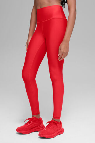 Alo Yoga Airlift Winter Warm High-Waist Legging - Bright Red in Saudi Arabia