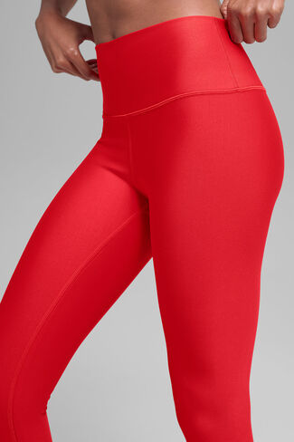 Alo Yoga Airlift Winter Warm High-Waist Legging - Bright Red in Saudi Arabia