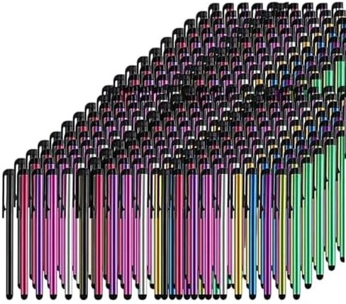 قلم TCD 300 Pack Stylus Pen لأجهزة iPad، قلم رقمي عالي الدقة ذو سعة عالمية كبيرة - متوافق مع iPhone، والكمبيوتر اللوحي، والكمبيوتر المحمول الذي يعمل باللمس - أقلام سوداء ذات طرف مطاطي لجميع أجهزة شاشة اللمس in Kuwait