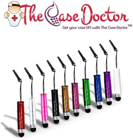 قلم TCD 300 Pack Stylus Pen لأجهزة iPad، قلم رقمي عالي الدقة ذو سعة عالمية كبيرة - متوافق مع iPhone، والكمبيوتر اللوحي، والكمبيوتر المحمول الذي يعمل باللمس - أقلام سوداء ذات طرف مطاطي لجميع أجهزة شاشة اللمس in Kuwait