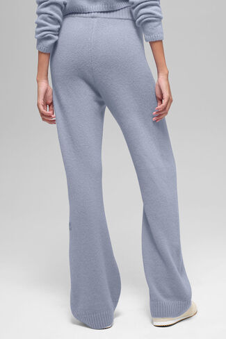 Alo Yoga Wool Cashmere High-Waist New Class Wide Leg Pant - Winter Frost in Saudi Arabia