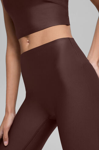 Alo Yoga Airlift High-Waist Sleek Legging - Brownstone in Saudi Arabia