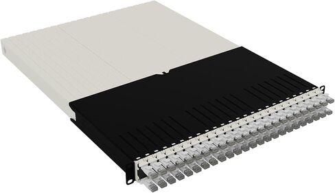 Patchbox ONE 30 RU Cat.6a - لوحة توصيل ذات 24 منفذًا مع نظام إدارة الكابلات القابل للسحب لرفوف مقاس 19 بوصة، تتضمن كابلات وأشرطة مسطحة 10 جيجابايت، وإعدادات سهلة للشبكة والخادم (UTP، أزرق، 1.8 م / 30RU) in Kuwait