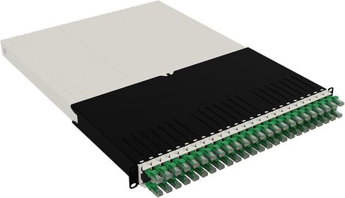 Patchbox ONE 30 RU Cat.6a - لوحة توصيل ذات 24 منفذًا مع نظام إدارة الكابلات القابل للسحب لرفوف مقاس 19 بوصة، تتضمن كابلات وأشرطة مسطحة 10 جيجابايت، وإعدادات سهلة للشبكة والخادم (UTP، أزرق، 1.8 م / 30RU) in Saudi Arabia