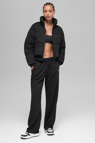Alo Yoga Sweatshirt Puffer - Black in Saudi Arabia