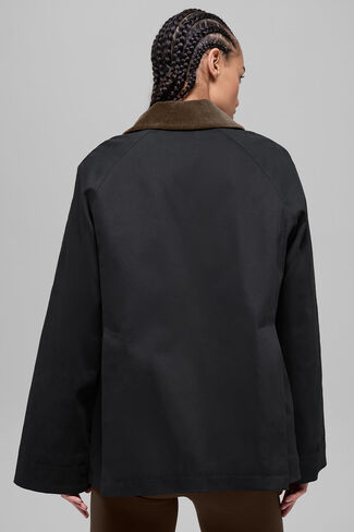 Alo Yoga Twill Barn Jacket - Black/Espresso in Saudi Arabia