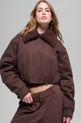 Alo Yoga Navigator Jacket - Brownstone in Saudi Arabia