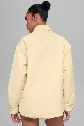 Alo Yoga Socialite Shacket - Candlelight Yellow in Kuwait