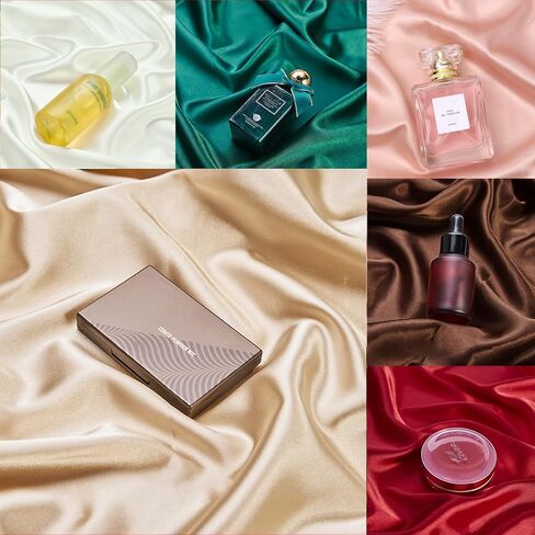 6PCS Product Photography Backdrop,Luxury Silk Texture Photo Props for Food Jewelry Cosmetic Makeup Photoshoot in Saudi Arabia