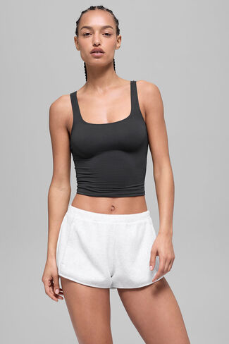 Alo Yoga ALO Softsculpt Precision Tank - Black in Saudi Arabia