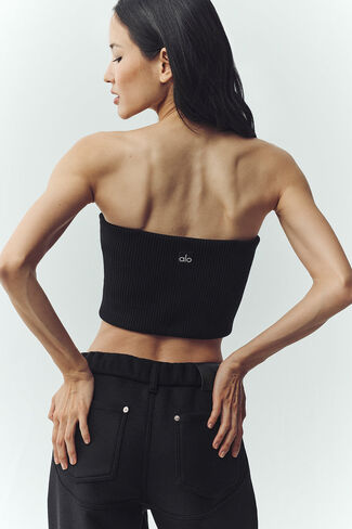 مشد Alo Yoga Wool Blend Nightcap - أسود in Kuwait