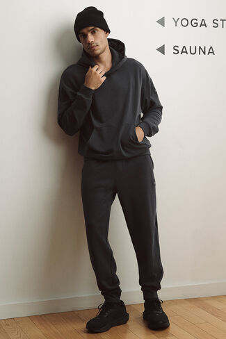 Alo Yoga Waffle Lounge Jogger - Anthracite in Kuwait