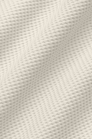 طاقم ألو يوجا وافل لاونج بأكمام طويلة - عظم in Kuwait