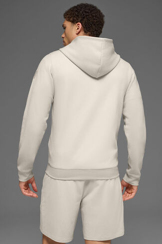Alo Yoga Waffle Lounge Hoodie - Bone in Saudi Arabia