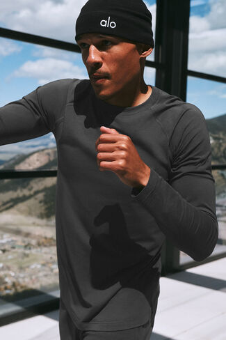 ألو يوجا ألو فابور بأكمام طويلة - أنثراسايت in Kuwait