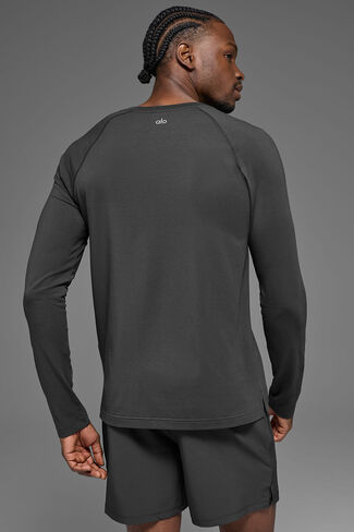 ألو يوجا ألو فابور بأكمام طويلة - أنثراسايت in Kuwait