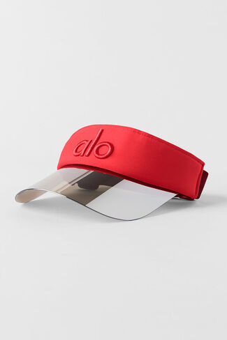 Alo Yoga Airlift Solar Visor - Bright Red - Bright Red / One Size in Kuwait