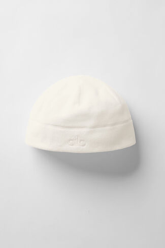Alo Yoga Performance Fleece Beanie - عاجي/عاجي - عاجي/عاجي / مقاس واحد in Kuwait