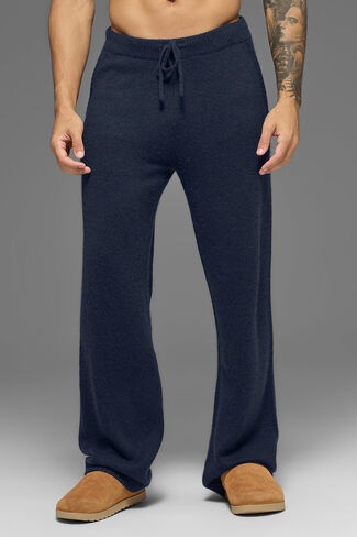 Alo Yoga Wool Cashmere New Class Sweatpant - Navy in Kuwait