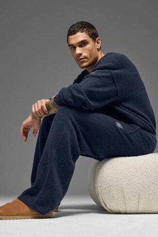 Alo Yoga Wool Cashmere New Class Sweatpant - Navy in Kuwait