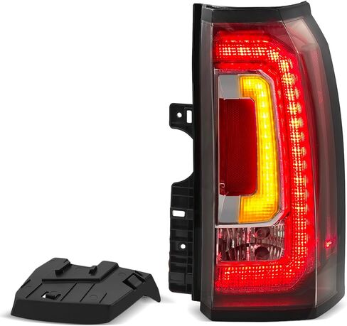 مجموعة مصابيح LED GM2801268 متوافقة مع 2015-2020 GMC Yukon XL Denali SLE SLT مصباح فرامل خلفي أحمر LED مصباح توقف خلفي يمين جانب الركاب #84536243,23380460 in Kuwait