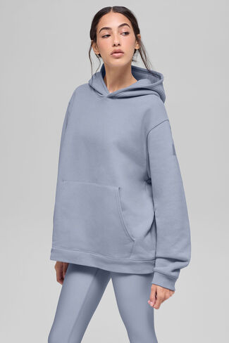 Alo Yoga Renown Heavy Weight Hoodie - Winter Frost in Kuwait
