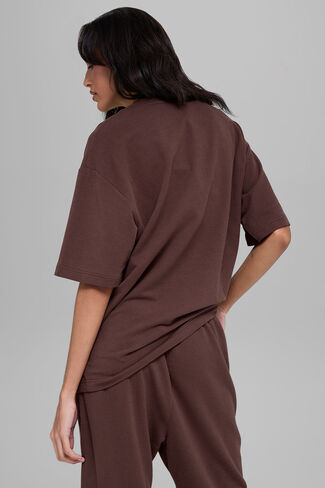 ألو يوجا دبل تيك كم قصير - بني ستون in Kuwait