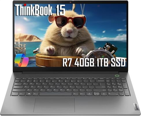 كمبيوتر محمول Lenovo ThinkBook 16 Gen 7 Business مع مكتب مدى الحياة، شاشة IPS WUXGA مقاس 16 بوصة، AMD Ryzen 5 7533HS(Beat i7-1355U)، ذاكرة الوصول العشوائي DDR5 سعة 32 جيجابايت، SSD 1 تيرابايت، Ethernet RJ-45، USB4 (40 جيجابت في الثانية)، بصمة الإصبع، Win  in Kuwait