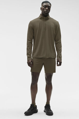 ألو يوجا كونكر 1/4 سحاب ريفورم كم طويل - شجرة زيتون in Kuwait