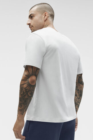 Alo Yoga Essential Short Sleeve Street Tee - White in Kuwait