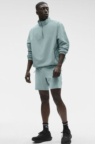 Alo Yoga Light Weight Takeaway Track Pullover - Desert Sage in Kuwait