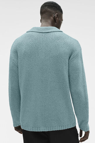 بولو يوجا منسوج بأكمام طويلة من Alo Yoga - ديزرت سيج in Kuwait