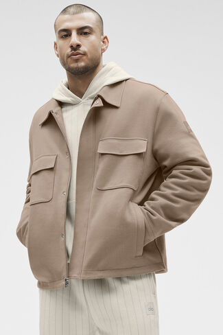 Alo Yoga Kickback Jacket - Gravel in Kuwait