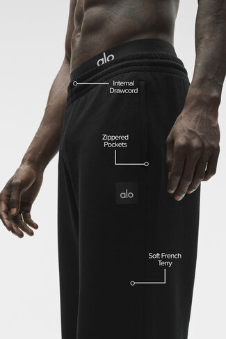 ألو يوجا فيلد سويت شيرت - أسود in Kuwait