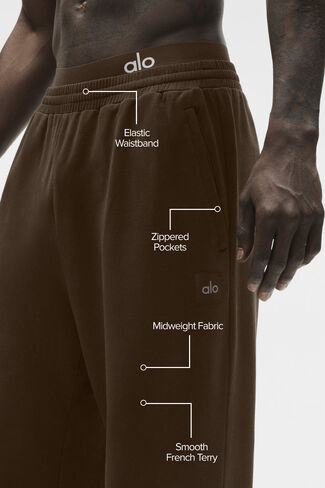 ألو يوجا دبل تيك بنطلون مستقيم الساق - إسبريسو in Kuwait