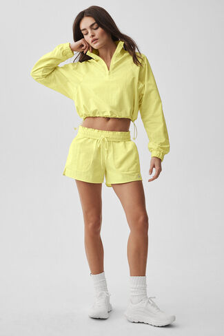 بلوفر Alo Yoga قصير بسحاب 1/4 من Alumni - صن شاين in Kuwait