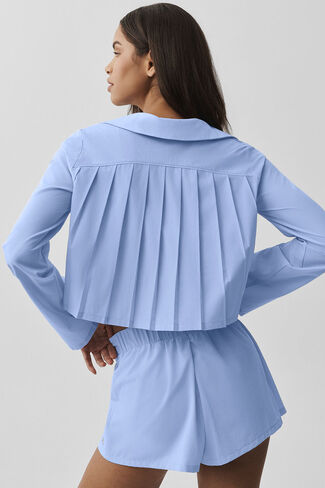 ألو يوجا قصير الأكمام لا مثيل له - أزرق بروفانس فاتح in Kuwait