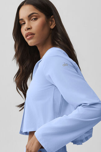 ألو يوجا قصير الأكمام لا مثيل له - أزرق بروفانس فاتح in Kuwait