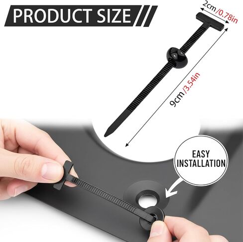 Nylon Universal Cable Tie Buckle for Car Repair, 100 PCS Self-Locking Zip Tie Clips, Snap-Fit Automotive Fasteners for Bumper Fender Panel Quick Fix in Saudi Arabia