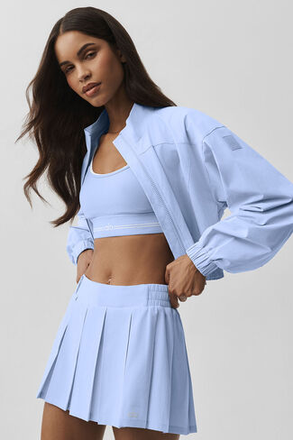 جاكيت Alo Yoga Clubhouse - أزرق بروفانس فاتح in Kuwait