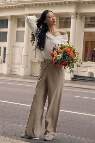 ألو - بنطلون يوجا سوت أب (عادي) - حصى in Kuwait