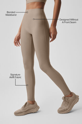 Alo Yoga Airlift High-Waist Sleek Legging - Gravel in Kuwait