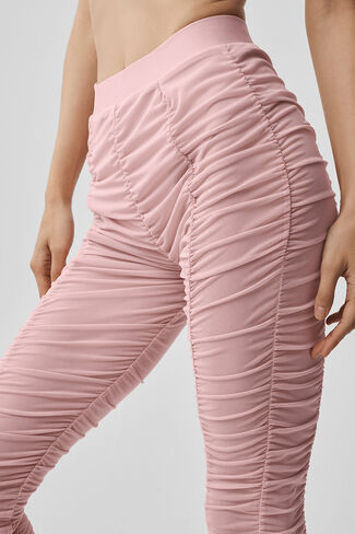 Alo Yoga Airlift Mesh سروال ضيق عالي الخصر - وردي عتيق in Kuwait