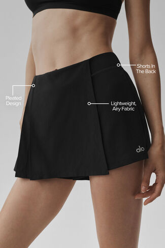 Alo Yoga Unmatched Skort - Black in Saudi Arabia