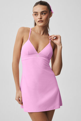 فستان ألو يوجا أيربرش سبلندور - كاندي هارت بينك in Kuwait