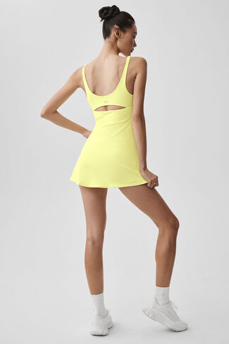 فستان ألو يوجا سلايس للتنس - صن شاين in Kuwait