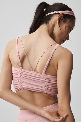 حمالة صدر Alo Yoga Airlift Mesh Cherish - وردي عتيق in Kuwait